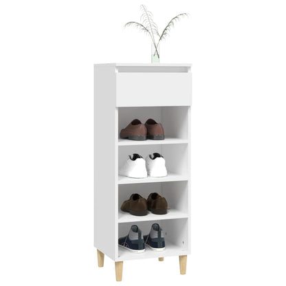 Shoe Cabinet 40X36X105 Cm Engineered Wood