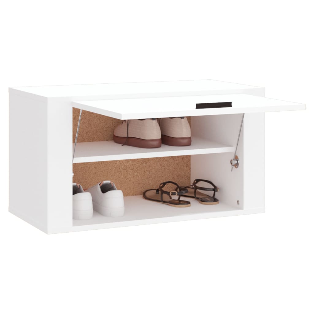 Wall-Mounted Shoe Cabinet 70X35X38 Cm Engineered Wood