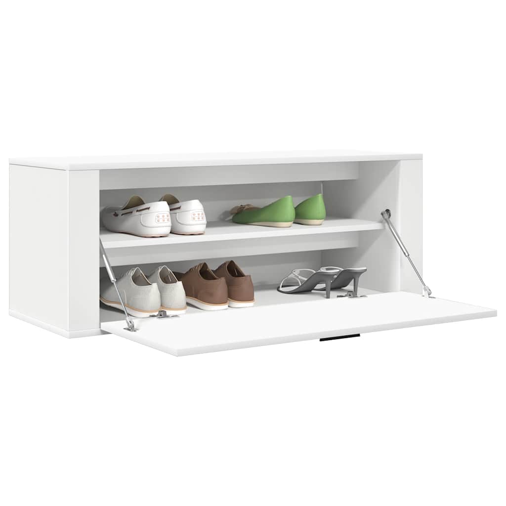 Wall Shoe Cabinet 100X35X38 Cm Engineered Wood