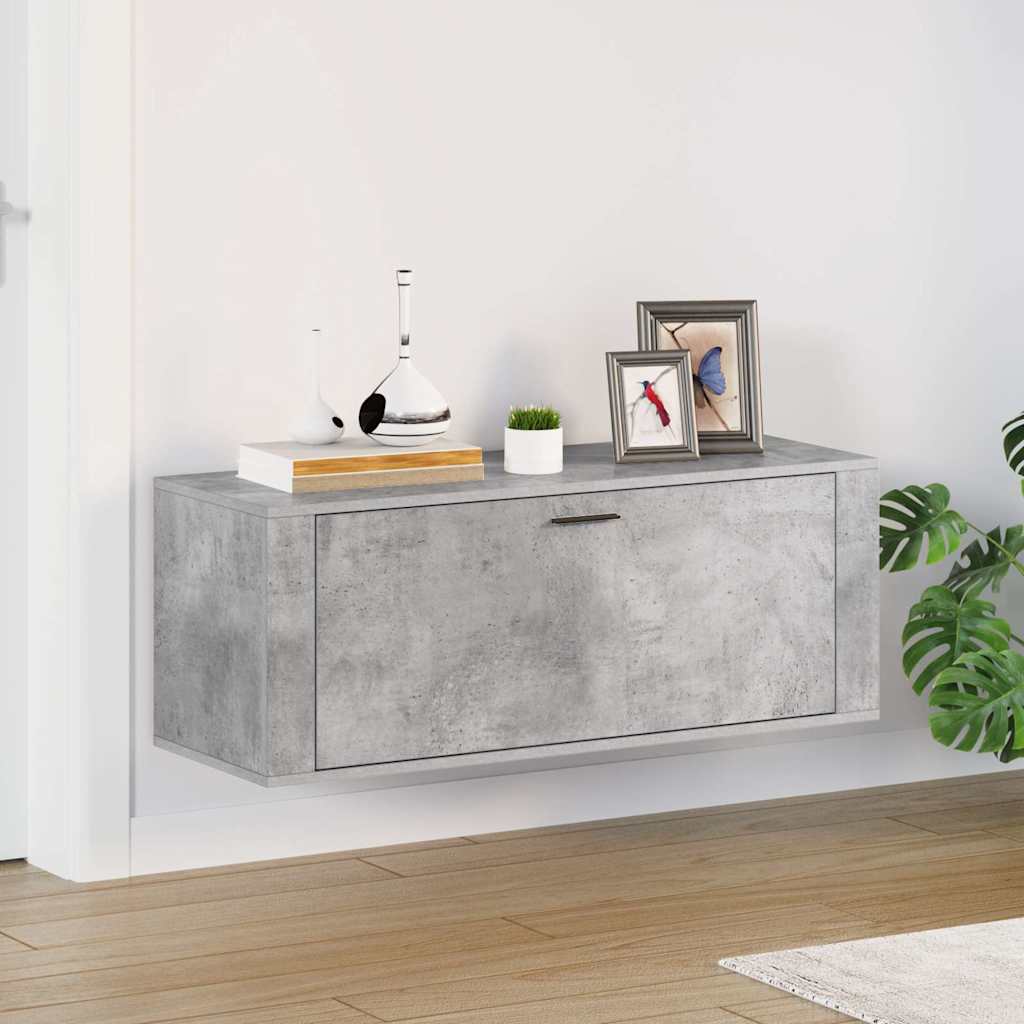Wall Shoe Cabinet 100X35X38 Cm Engineered Wood