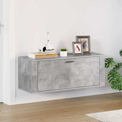 Wall Shoe Cabinet 100X35X38 Cm Engineered Wood