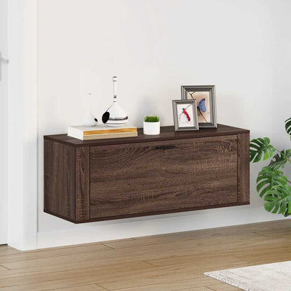 Wall Shoe Cabinet 100X35X38 Cm Engineered Wood