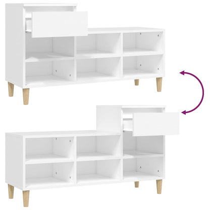 Shoe Cabinet 102X36X60 Cm Engineered Wood