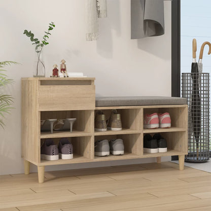 Shoe Cabinet 102X36X60 Cm Engineered Wood