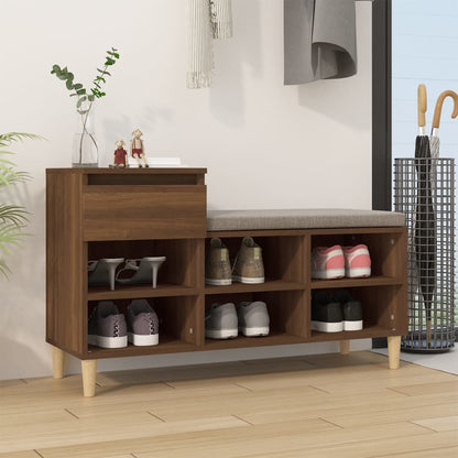 Shoe Cabinet 102X36X60 Cm Engineered Wood