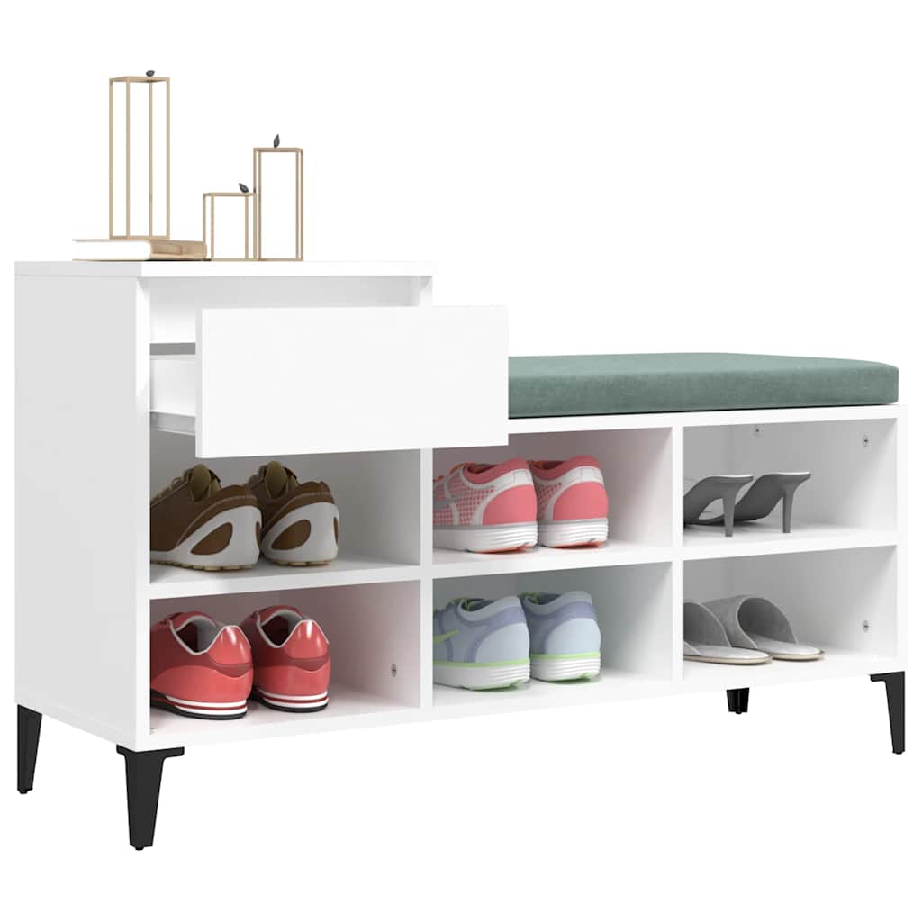 Shoe Cabinet 102X36X60 Cm Engineered Wood
