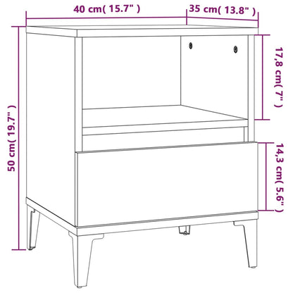 Bedside Cabinet 40X35X50 Cm