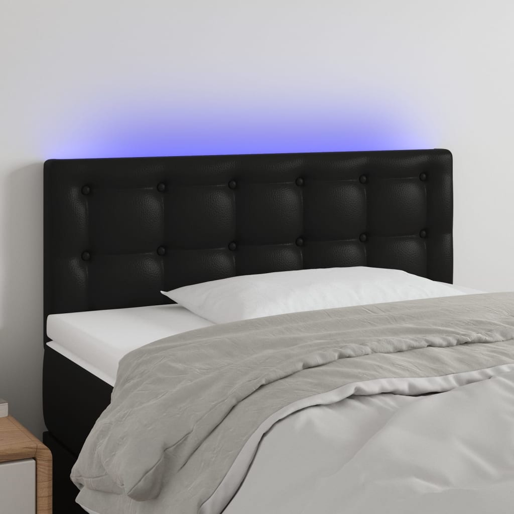 Led Headboard 160 Cm Faux Leather