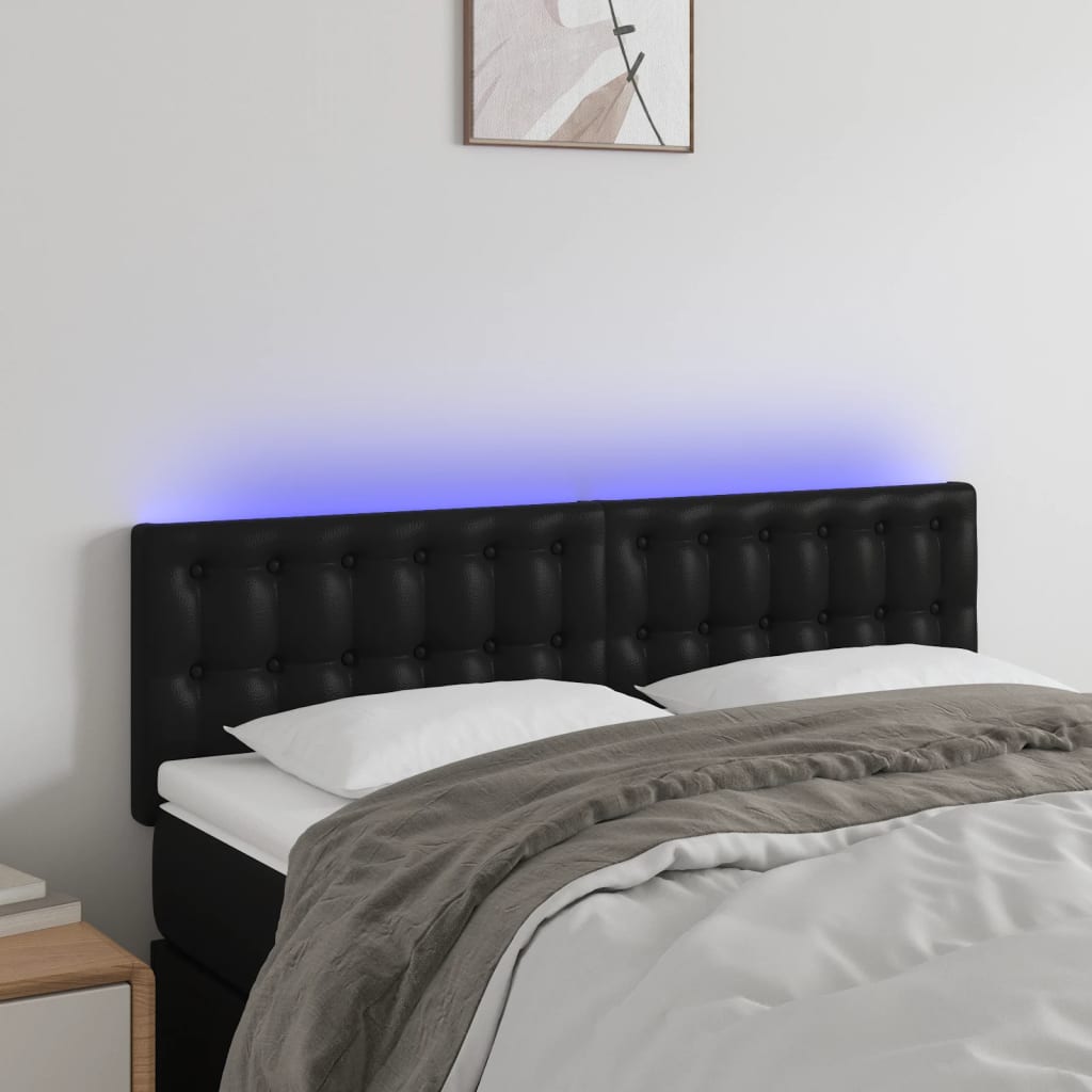Led Headboard 160 Cm Faux Leather