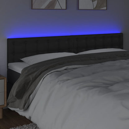 Led Headboard 160 Cm Faux Leather