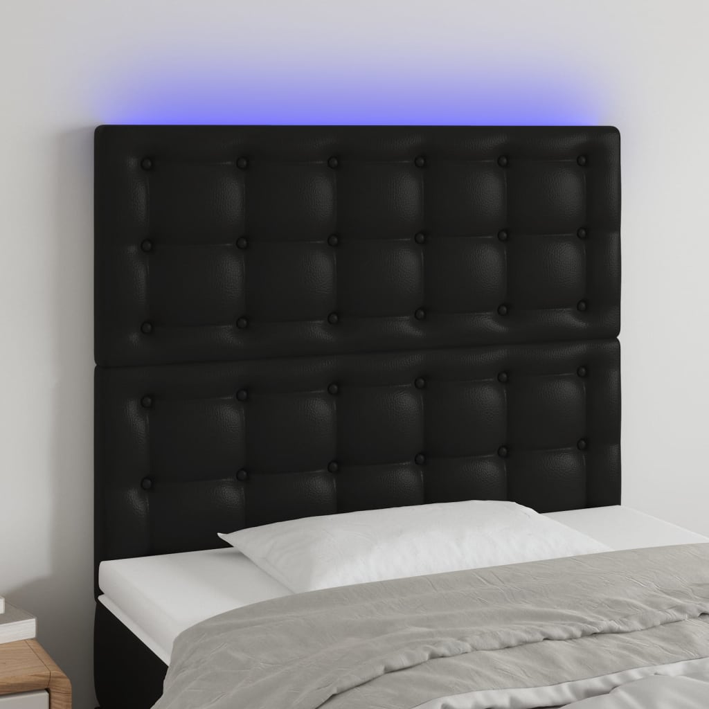 Led Headboard 160 Cm Faux Leather
