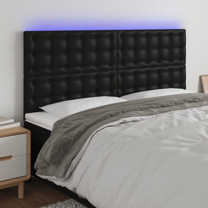 Led Headboard 160 Cm Faux Leather