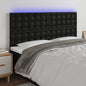 Led Headboard 160 Cm Faux Leather