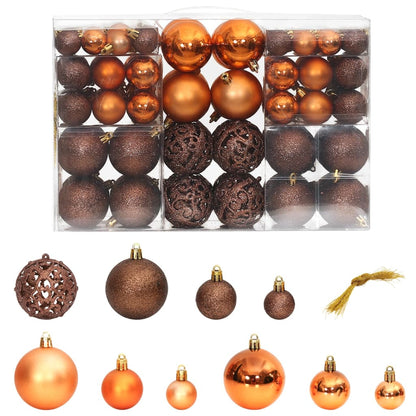 100 Piece Christmas Ball Set 3/4/6 Cm