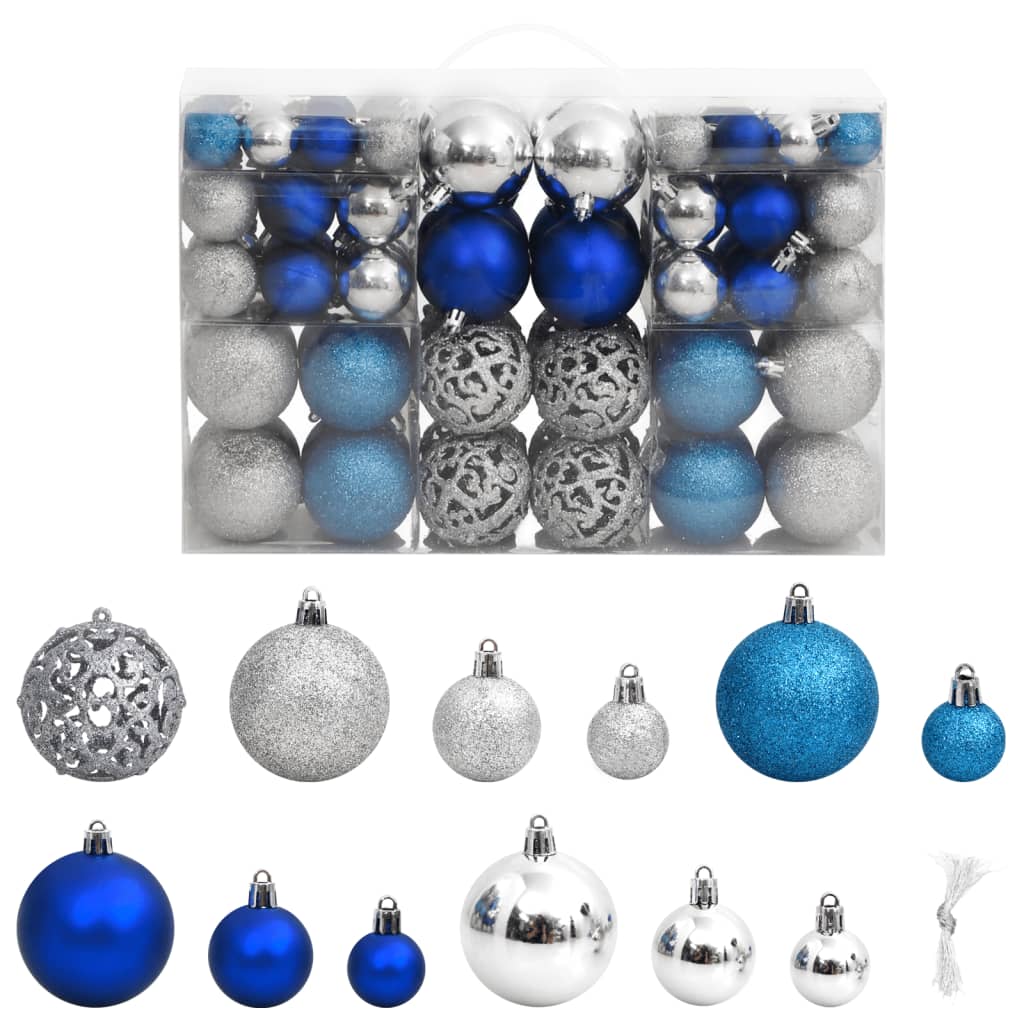 100 Piece Christmas Ball Set 3/4/6 Cm