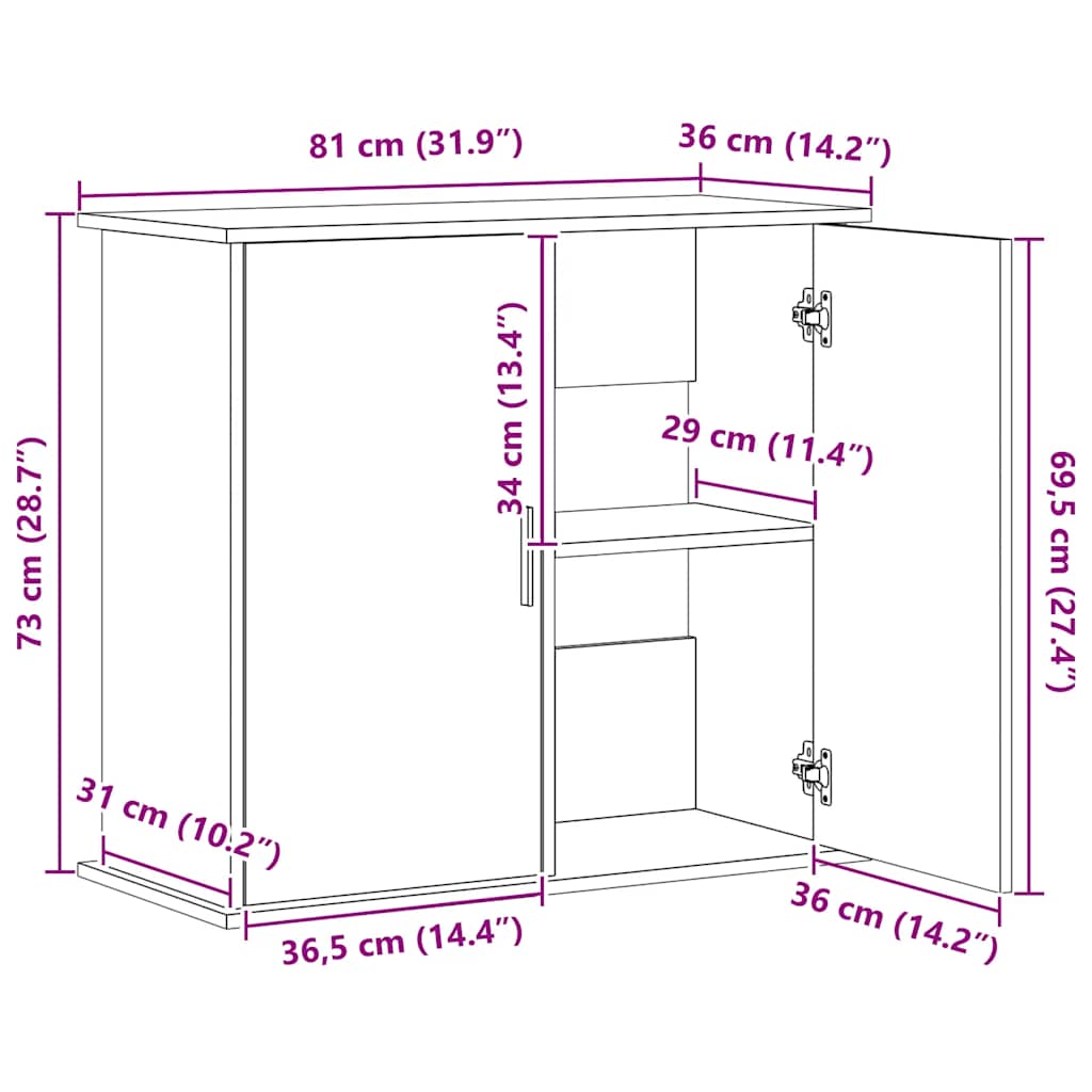 Aquarium Stand Engineered Wood