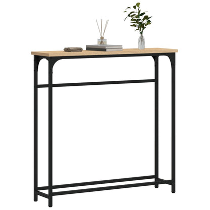 Console Table 75X19.5X75 Cm Engineered Wood