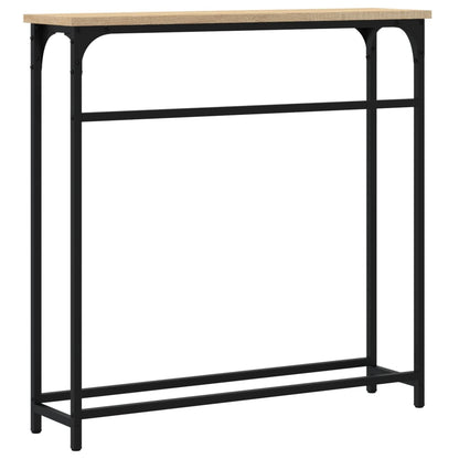 Console Table 75X19.5X75 Cm Engineered Wood