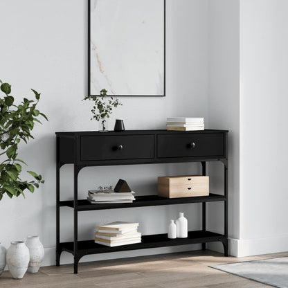 Console Table 72.5X25X75 Cm Engineered Wood