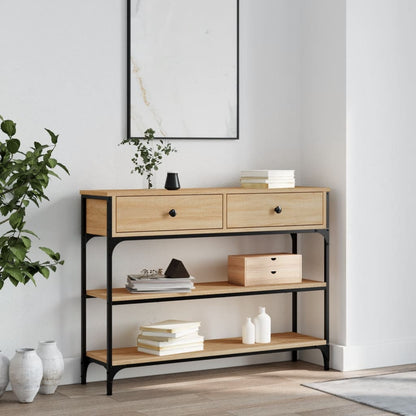 Console Table 72.5X25X75 Cm Engineered Wood