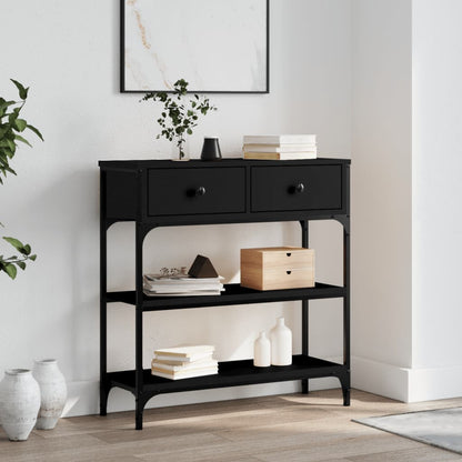 Console Table 72.5X25X75 Cm Engineered Wood