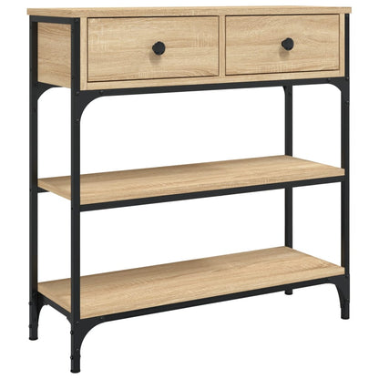 Console Table 72.5X25X75 Cm Engineered Wood