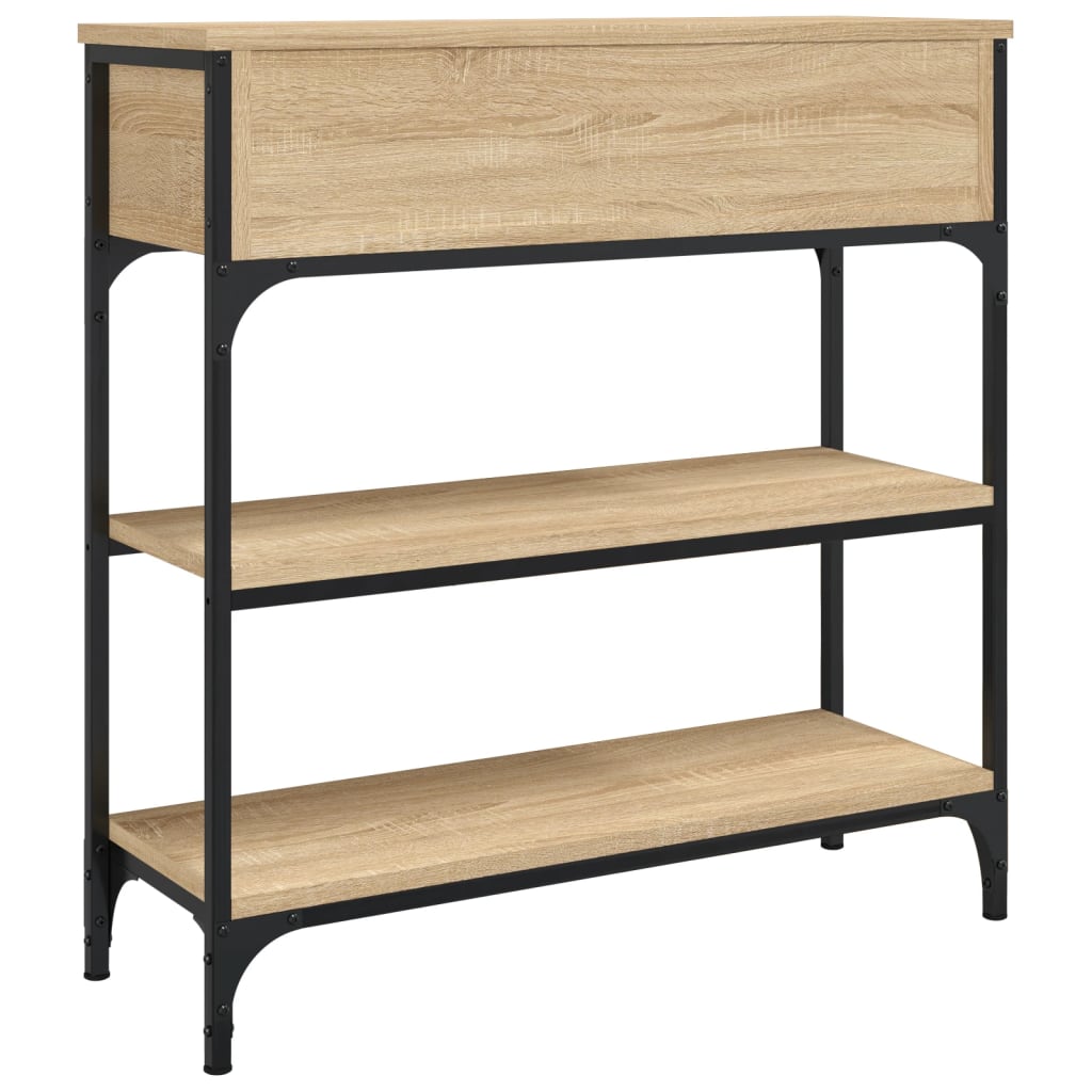 Console Table 72.5X25X75 Cm Engineered Wood