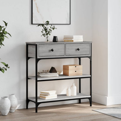 Console Table 72.5X25X75 Cm Engineered Wood