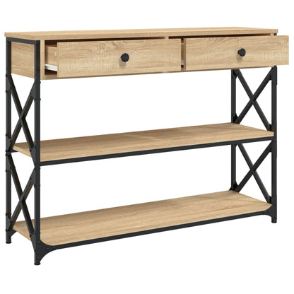 Console Table 100X28X75 Cm Engineered Wood