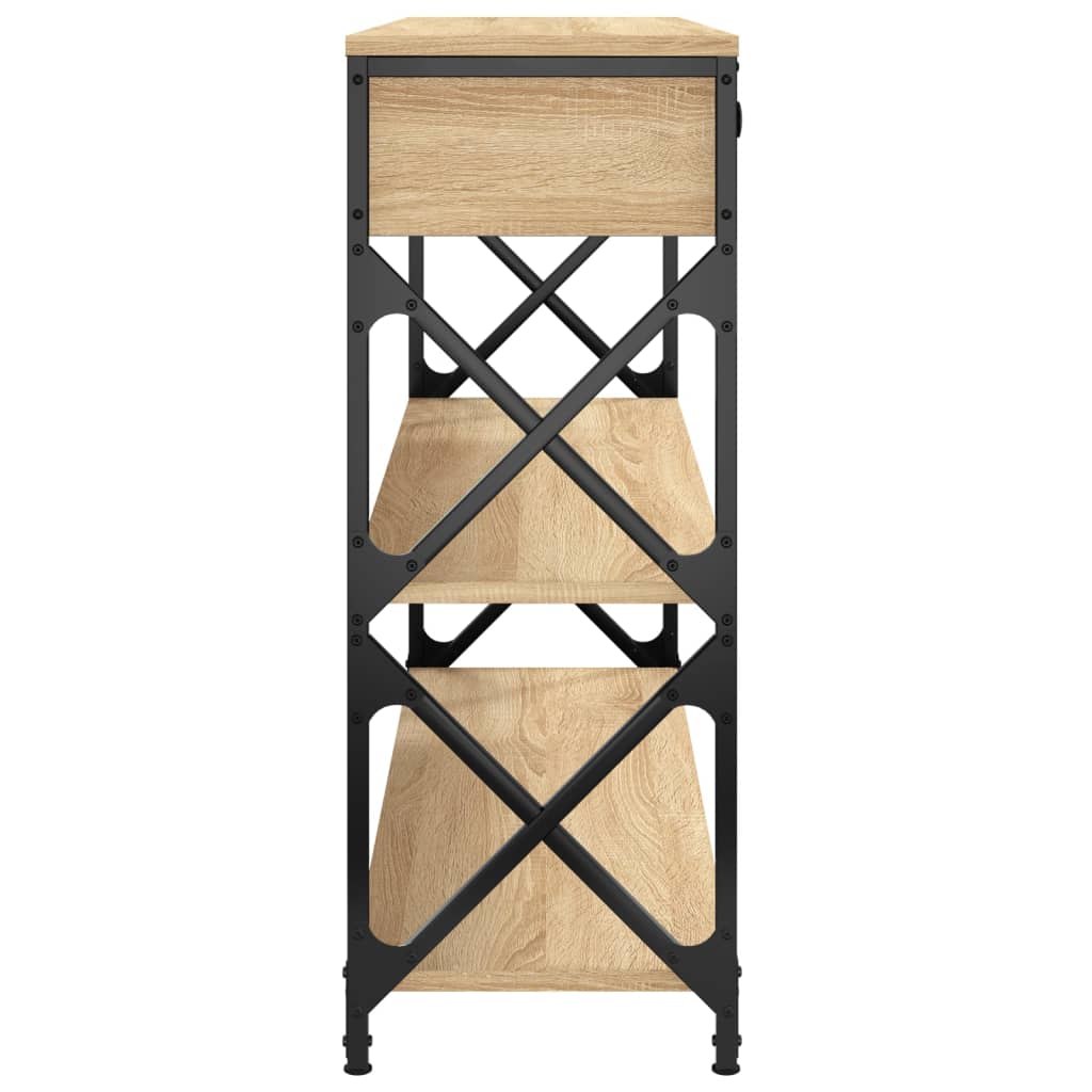 Console Table 100X28X75 Cm Engineered Wood