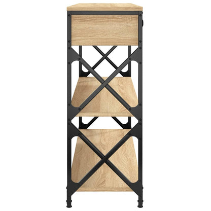 Console Table 100X28X75 Cm Engineered Wood