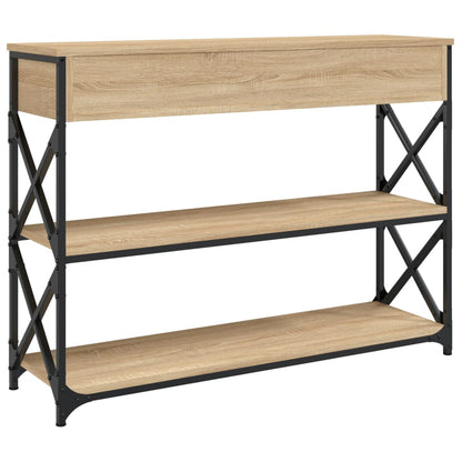 Console Table 100X28X75 Cm Engineered Wood