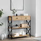 Console Table 100X28X75 Cm Engineered Wood