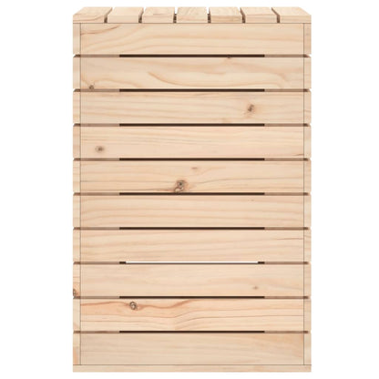 Laundry Basket Solid Wood Pine