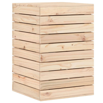 Laundry Basket Solid Wood Pine