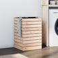 Laundry Basket Solid Wood Pine