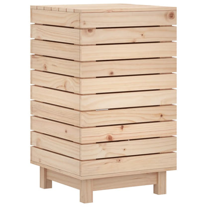 Laundry Basket Solid Wood Pine
