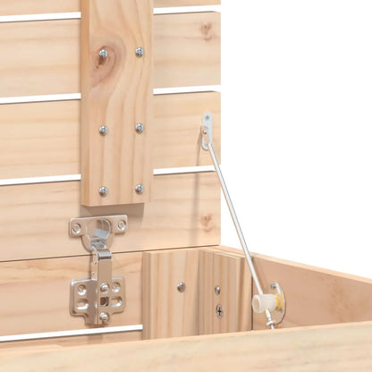 Laundry Basket Solid Wood Pine