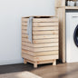 Laundry Basket Solid Wood Pine