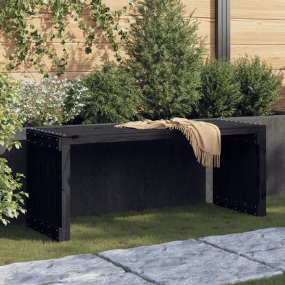 Garden Bench Extendable White 212.5X40.5X45 Cm Solid Wood Pine