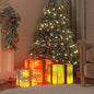 Lighted Christmas Boxes 3 Pcs 64 Leds Warm