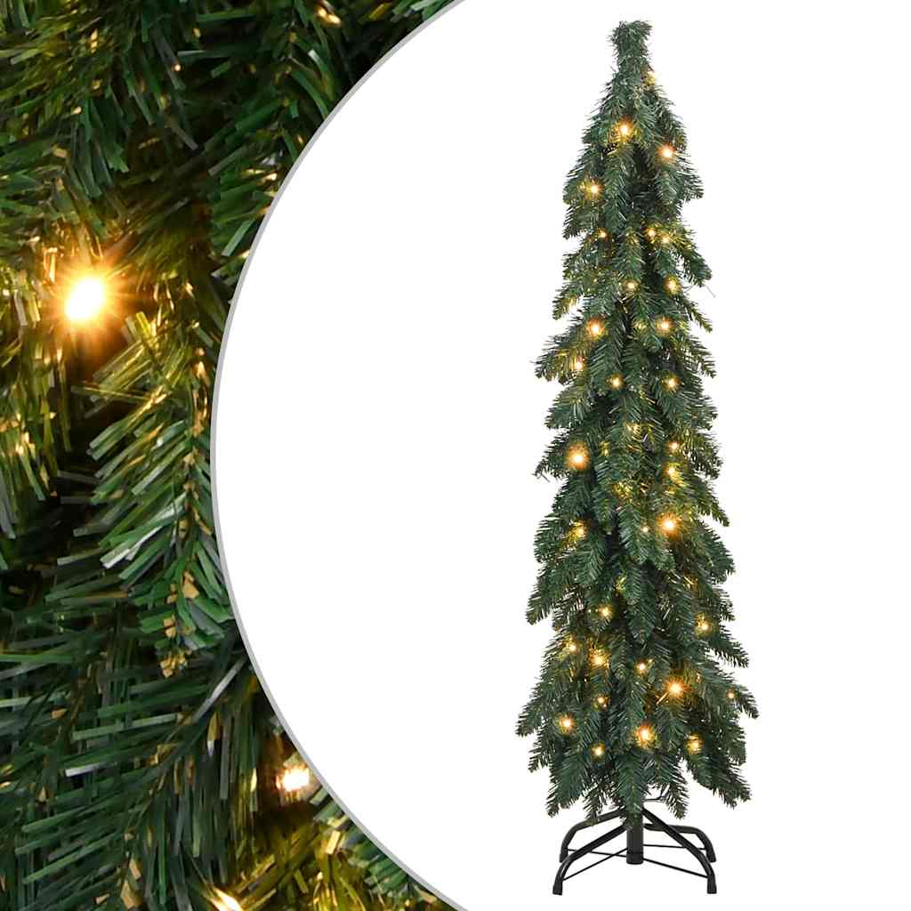 Artificial Pre-Lit Christmas Tree With 80 Leds