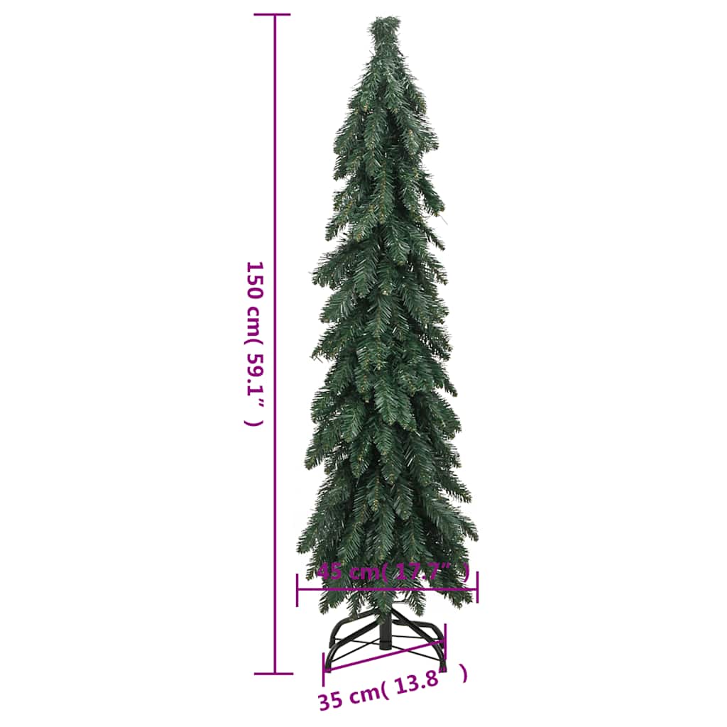 Artificial Pre-Lit Christmas Tree With 80 Leds