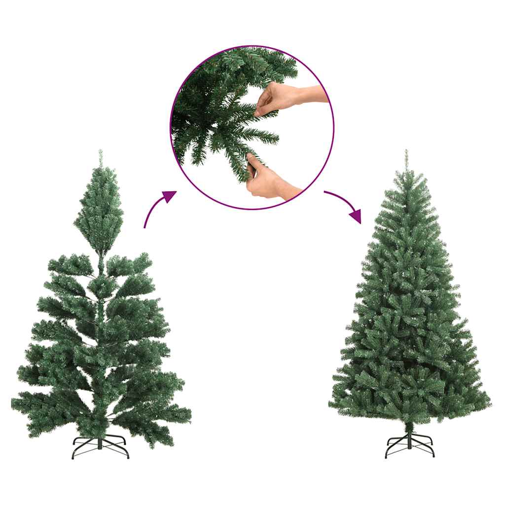 Artificial Pre-Lit Christmas Tree With 80 Leds
