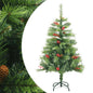 Artificial Hinged Christmas Tree With Cones And Berries