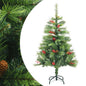 Artificial Hinged Christmas Tree With Cones And Berries