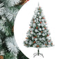 Artificial Hinged Christmas Tree With Cones And Berries