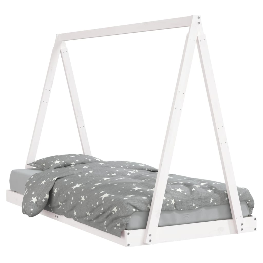 Kids Bed Frame Solid Wood Pine