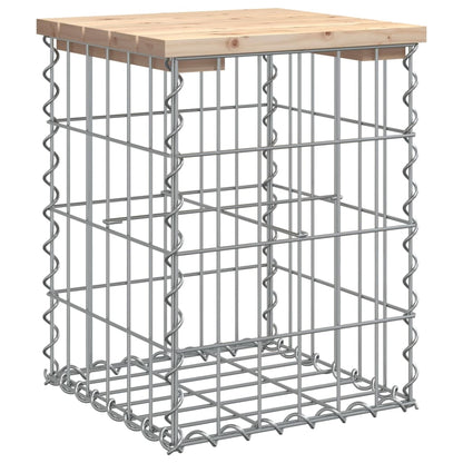 Garden Bench Gabion Design Solid Wood Pine