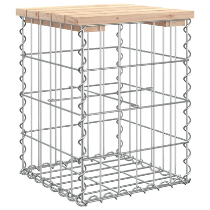Garden Bench Gabion Design Solid Wood Pine
